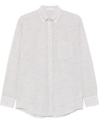 The Row - Dalan Check-Pattern Long-Sleeve Shirt - Lyst