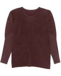 Homme Plissé Issey Miyake - Homme Plisse' Issey Miyake Pleated Sweater - Lyst
