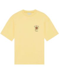Drole de Monsieur - Rose Slogan T-Shirt - Lyst