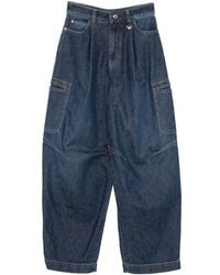 Emporio Armani - Jean À Design Plissé Et Poches - Lyst