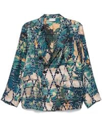 Pierre Louis Mascia - Printed Silk Jacket - Lyst