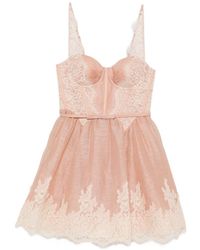Zimmermann - Valiant Silk And Linen Mini Dress - Lyst