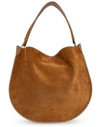Isabel Marant - Oskan Soft Leather Hobo Bag - Lyst