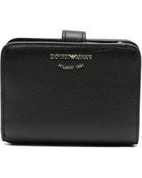 Emporio Armani - Leather Bifold Wallet - Lyst