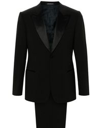 Emporio Armani - Wool Single-Breasted Suit - Lyst