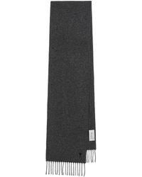 Ami Paris - Ami De Coeur Wool Scarf - Lyst