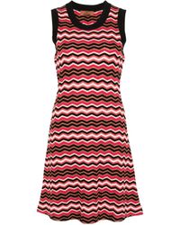 Missoni - Zigzag Pattern Short Dress - Lyst