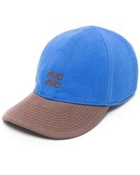 Miu Miu - Logo Baseball Cap - Lyst