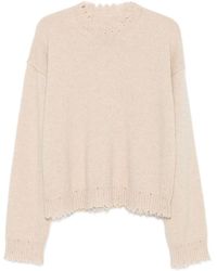Uma Wang - Cashmere Sweater With Fringed Hem - Lyst