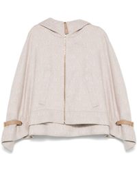 Max Mara - Wool Hooded Cape - Lyst