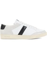 Tom Ford - Suede Grain Leather Low Top Sneakers - Lyst