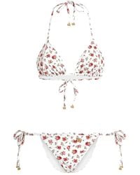 Dolce & Gabbana - Dolce & Gabbana Floral Bikini - Lyst