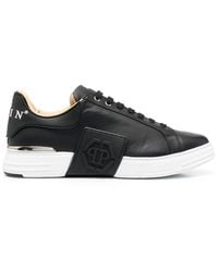 Philipp Plein - Hexagon Sneakers In Leather - Lyst