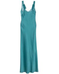 forte_forte - Lace Detail Long Dress - Lyst