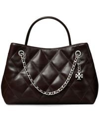 Tory Burch - Fleming Small Leather Tote - Lyst