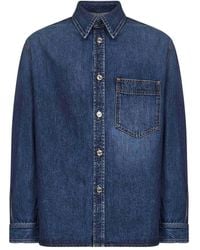 Givenchy - Overshirt Denim Shirt - Lyst