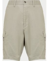 HUGO Square Cargo Shorts - Grey