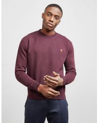 ami purple sweatshirt