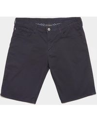 navy armani shorts