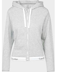 calvin klein zip up hoodie womens