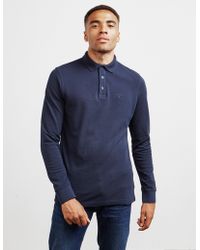 Fred Perry Mens Textured Front Knitted Shirt K5521 E97 Navy S