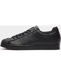 adidas superstar black mens