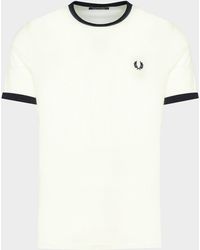 Fred Perry Ringer T-shirt - White