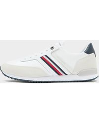 Tommy Hilfiger Maxwell Runner Trainers in Grey (White) for Men | Lyst