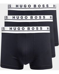 BOSS 3 Pack Boxer Shorts Black