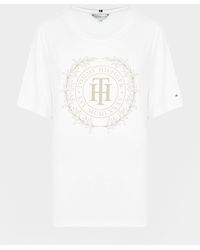 White Tommy Hilfiger T-shirts for Women | Lyst