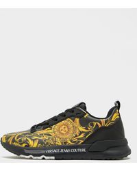 Versace Jeans Couture Baroque Runners Sneakers Multi - Black
