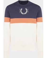 fred perry abstract sweatshirt