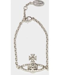 Vivienne Westwood Mayfair Bas Relief Bracelet - Metallic