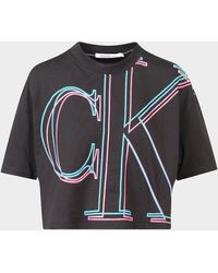 Calvin Klein T-shirts for Women | Christmas Sale up to 75% off | Lyst