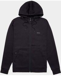 hugo boss mens white hoodie