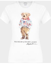 Polo Ralph Lauren Denim Bear T-shirt - White