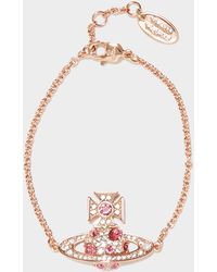 Vivienne Westwood Francette Brass Bracelet - Metallic