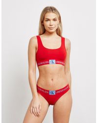 Calvin Klein Monogram Brief Red