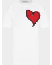 Vivienne Westwood Heart Classic T-shirt - White