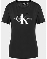 Calvin Klein Monogram Short Sleeve T-shirt - Black