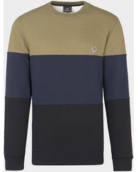 PS by Paul Smith Zebra Colour Block Sweatshirt - Black