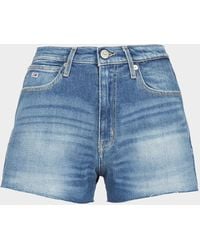 Tommy Hilfiger Hot Pant Denim Shorts - Blue
