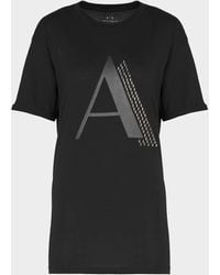 Armani Exchange Boyfriend Studs T-shirt - Black