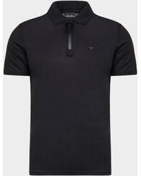 Emporio Armani Travel Polo Shirt - Black