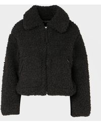 Women Casual Zipper Sweatshirt Winter Warm Coat Fluffy Fleece Long Sleeve Jackets with Pockets Kookmean Sweaters for Women 