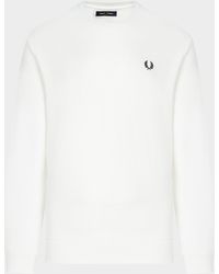 fred perry abstract sweatshirt