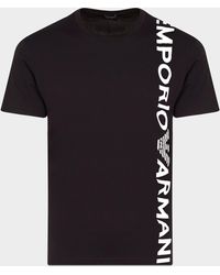 Emporio Armani Logo Band T-shirt - Black