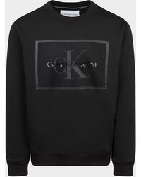 Calvin Klein Mesh Box Sweatshirt - Black