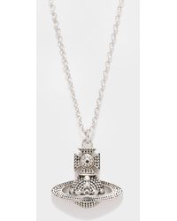 Vivienne Westwood Saloman Pendant Necklace - Metallic