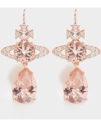 Vivienne Westwood Ismene Drop Earrings - Pink
